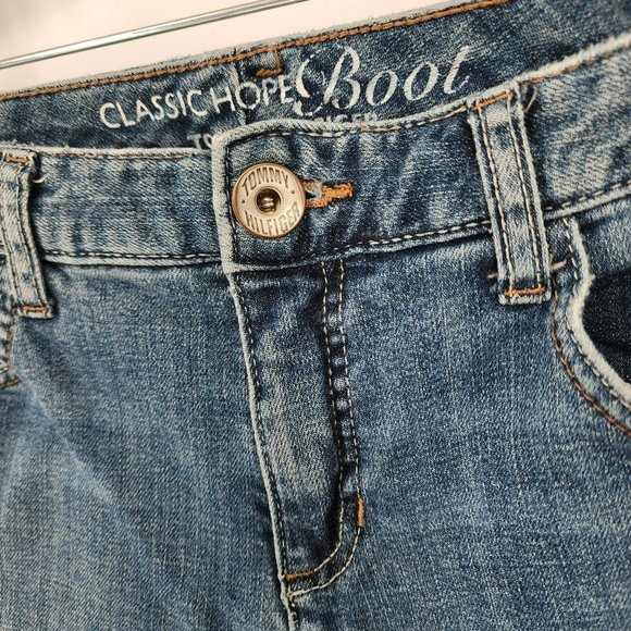Tommy Hilfiger Hope Boot Bootcut Jeans 8 S Medium Wash Classic Denim Blue Cotton - Picture 4 of 9